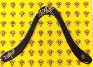 James Hoy Dragon Fly 2 Silvertone Carbon Boomerang
