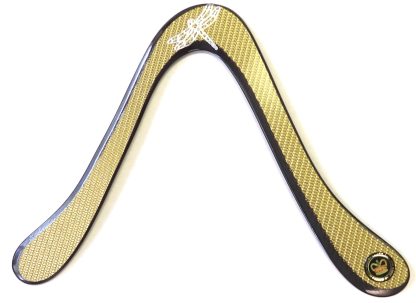 JAMES HOY DRAGON FLY 2 GOLDTONE CARBON BOOMERANGS - Image 2