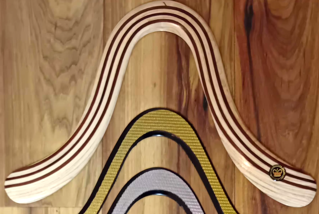 JAMES HOY STRIPLAM OMEGA BOOMERANG