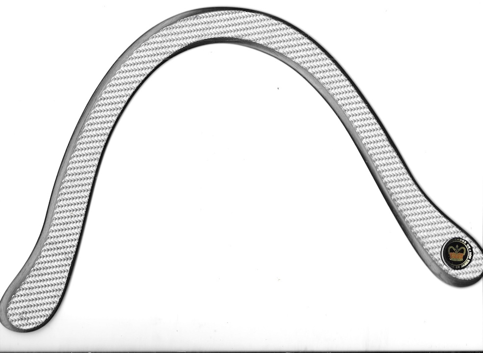James Hoy Ninja SILVER TONE Carbon Boomerang